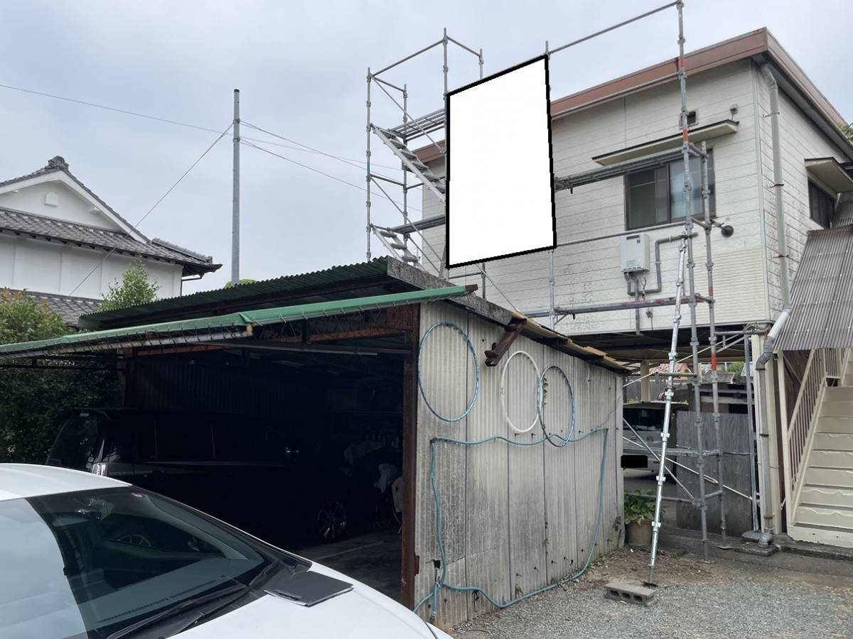 堀川トーヨー住器のM様邸 カーポート改修工事の施工前の写真2