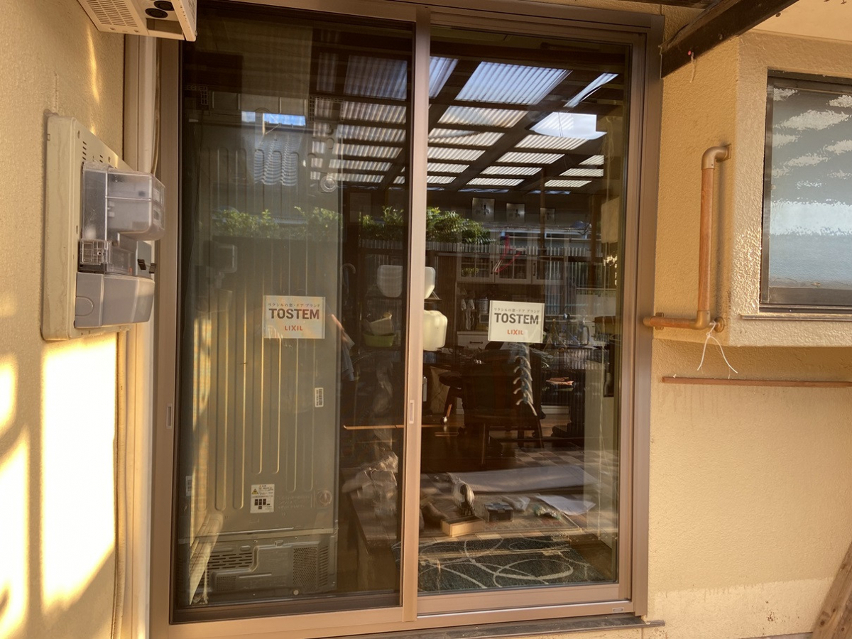 堀川トーヨー住器のF様邸　リプラス、シャッター設置工事の施工後の写真2