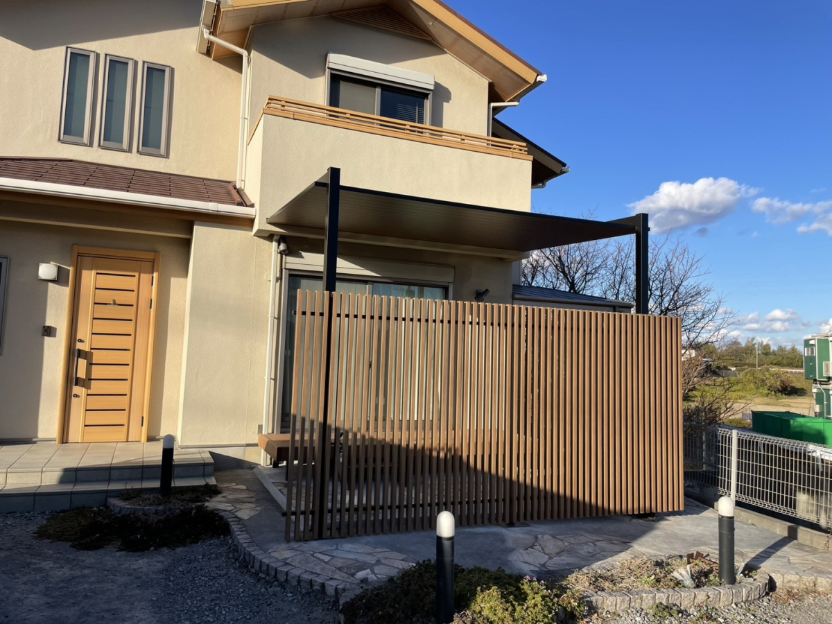 堀川トーヨー住器のY 様邸　テラス新設工事の施工後の写真2